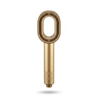 PuraMoment Aromatherapy Showerhead - Gold front view
